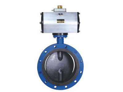 气动衬胶法兰蝶阀WD641X-10